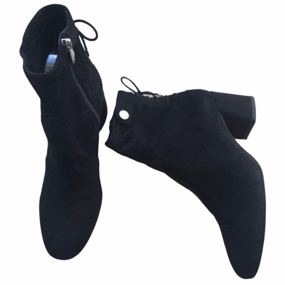 Franco Sarto Black Ankle Boots